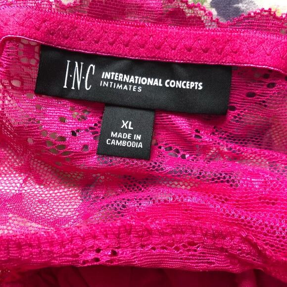 Inc International Concepts Women's Night Gown Lace Lingerie Pink Size‎ XL NWT - Picture 7 of 9